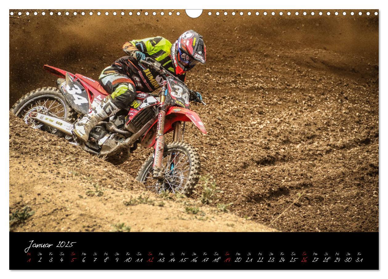 Bild: 9783435295395 | Motocross Racing 2025 (Wandkalender 2025 DIN A3 quer), CALVENDO...