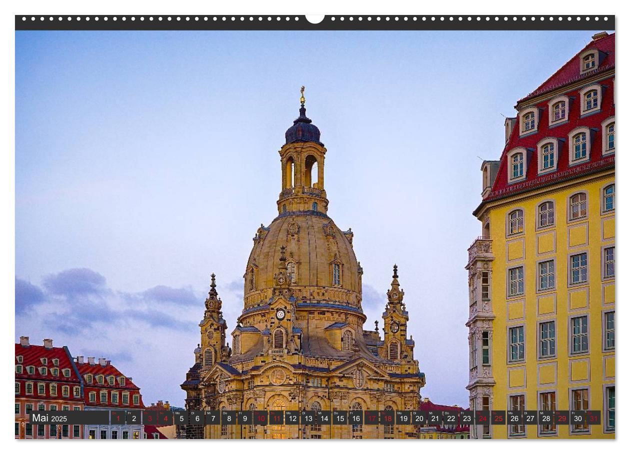 Bild: 9783435711857 | Dresden - Die Frauenkirche (hochwertiger Premium Wandkalender 2025...