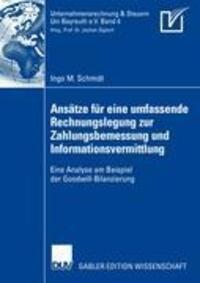 Cover: 9783835008168 | Ansätze für eine umfassende Rechnungslegung zur Zahlungsbemessung...