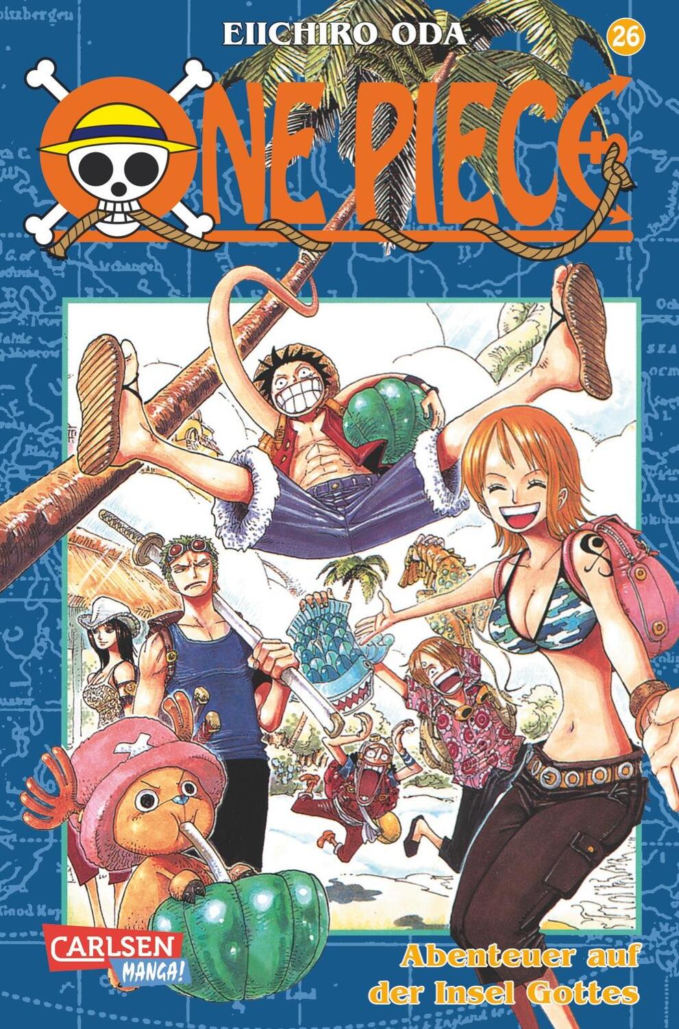 Cover: 9783551756367 | One Piece 26. Abenteuer auf der Insel Gottes | Eiichiro Oda | Buch