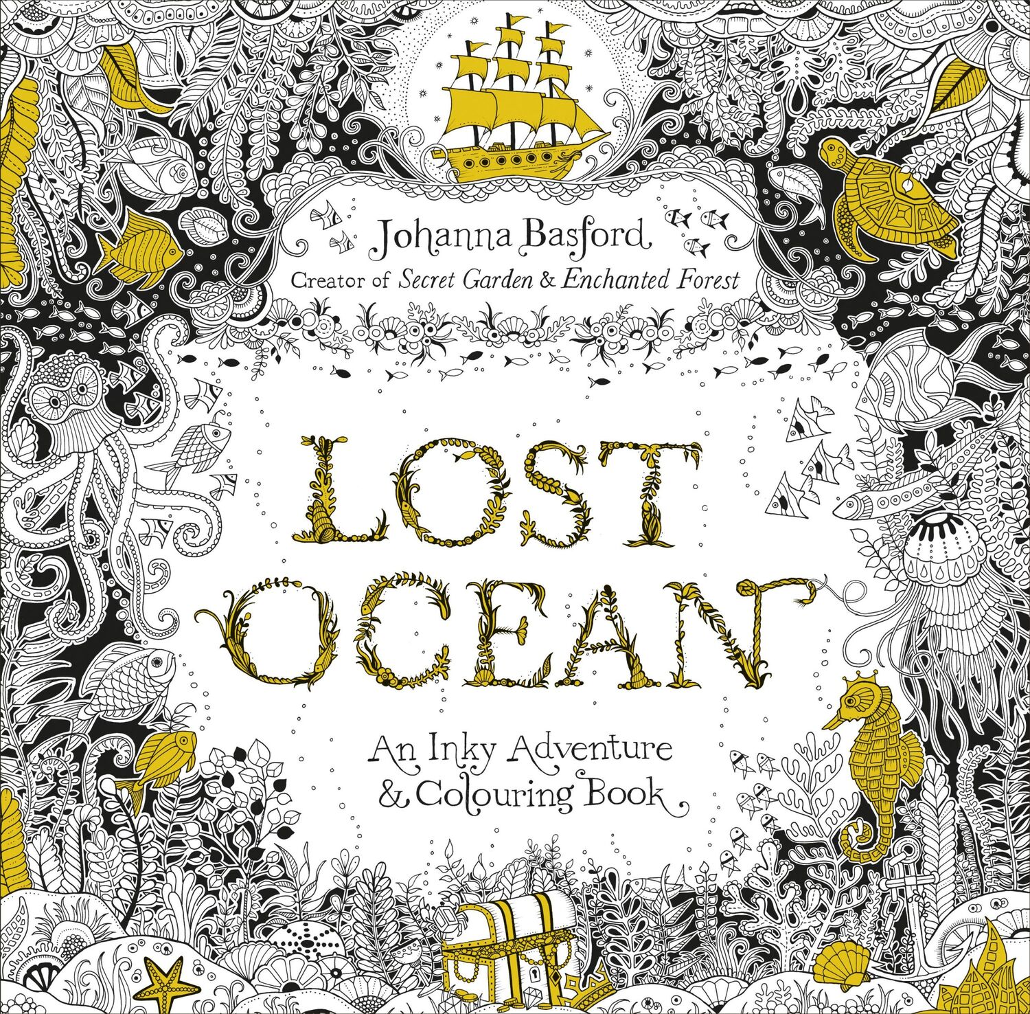 Cover: 9780753557150 | Lost Ocean | An Inky Adventure &amp; Colouring Book | Johanna Basford