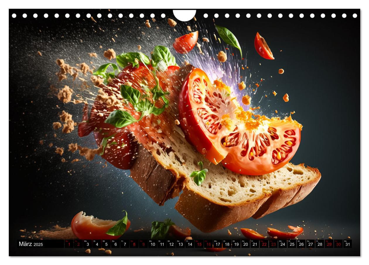 Bild: 9783383866609 | Italienische Gerichte (Wandkalender 2025 DIN A4 quer), CALVENDO...