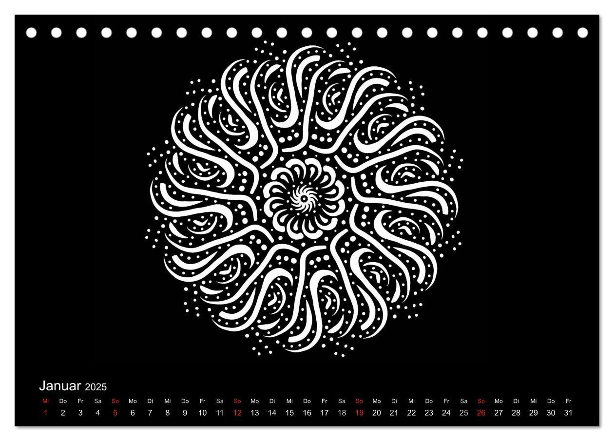 Bild: 9783435462360 | Entspannung und Ruhe durch Mandalas (Tischkalender 2025 DIN A5...