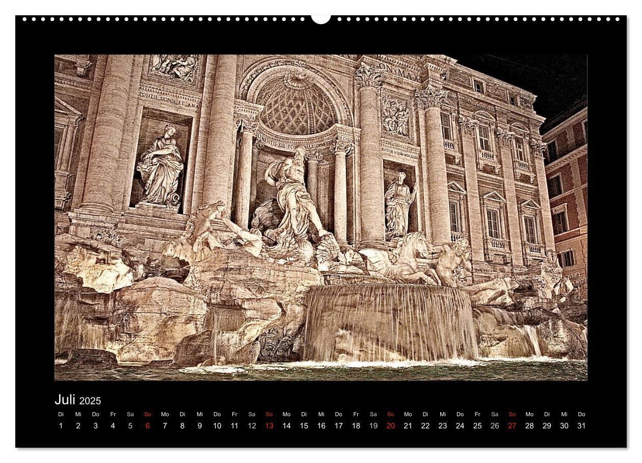 Bild: 9783435827121 | Roma (Wandkalender 2025 DIN A2 quer), CALVENDO Monatskalender | 2025