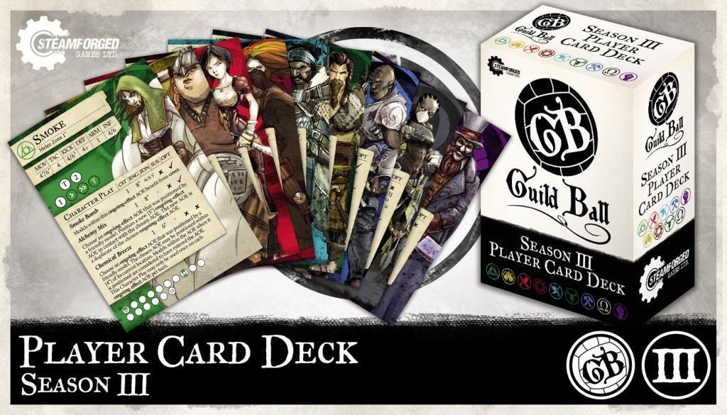 Cover: 9783957525109 | Guild Ball Saison 3 Feldspielerkartendeck | Karten für Guild Ball