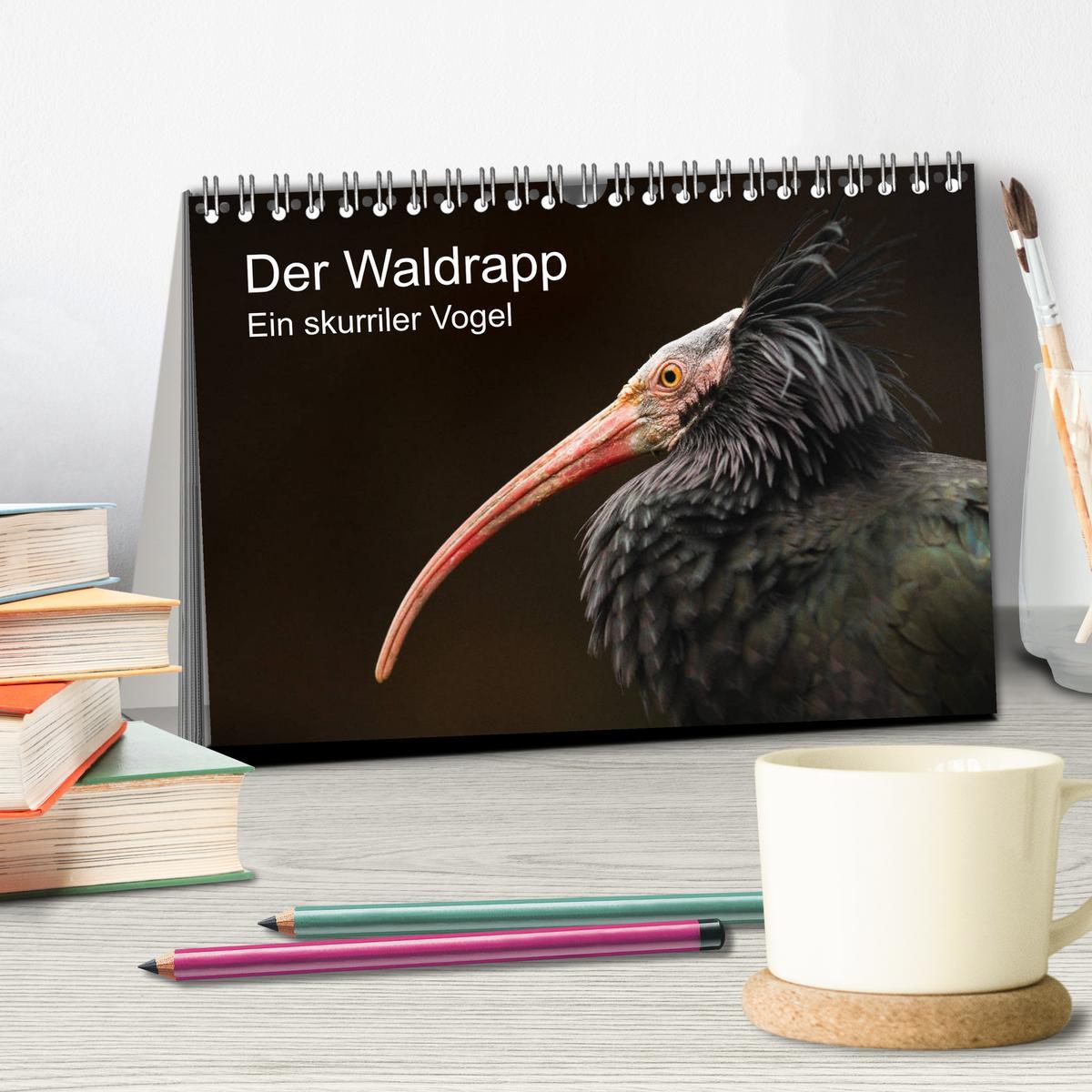 Bild: 9783435135714 | Der Waldrapp - Ein skurriler Vogel (Tischkalender 2025 DIN A5...