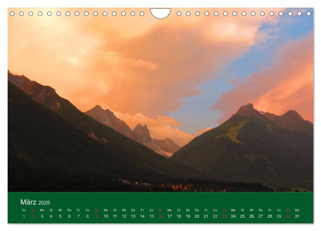 Bild: 9783435740789 | Stubaital (Wandkalender 2025 DIN A4 quer), CALVENDO Monatskalender