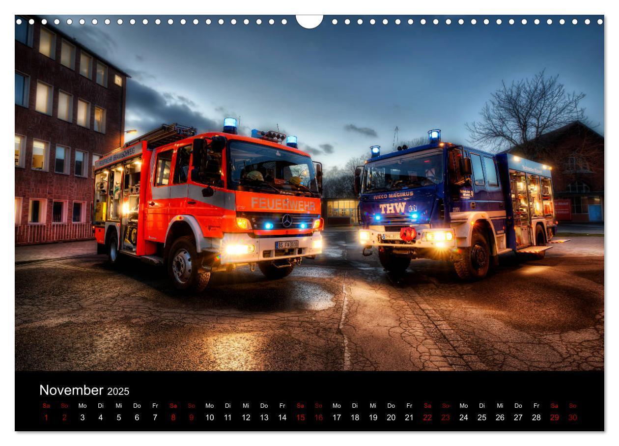 Bild: 9783435422234 | Feuerwehr und Rettungsdienst (Wandkalender 2025 DIN A3 quer),...