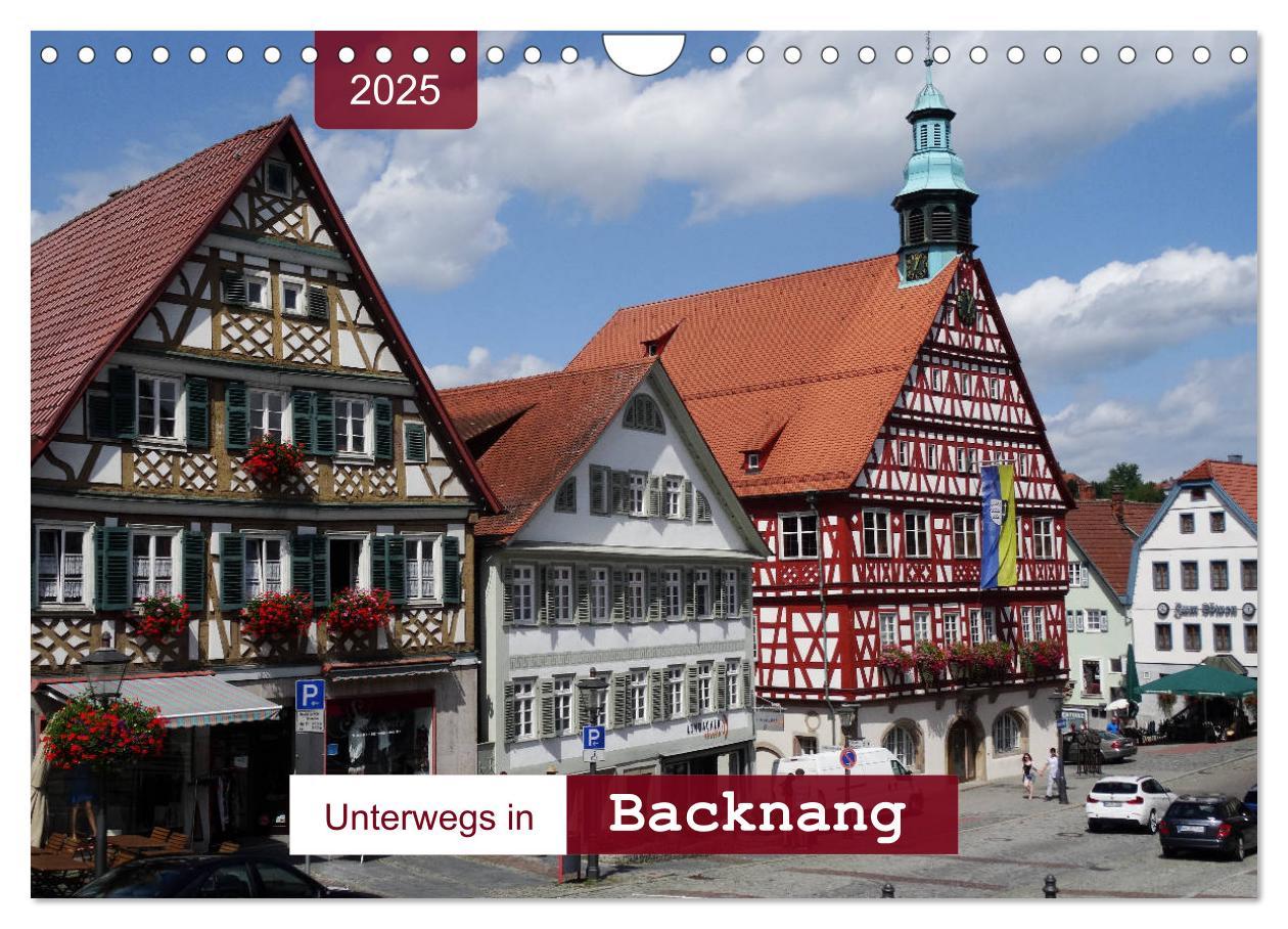 Cover: 9783435441730 | Unterwegs in Backnang (Wandkalender 2025 DIN A4 quer), CALVENDO...