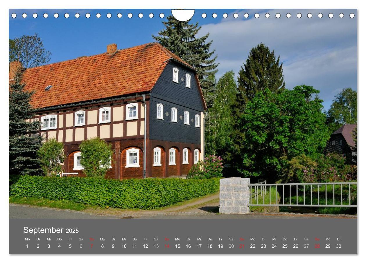 Bild: 9783435689965 | Umgebindehäuser in der Oberlausitz (Wandkalender 2025 DIN A4 quer),...