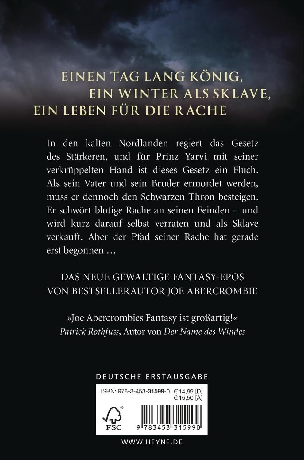 Bild: 9783453315990 | Königsschwur | Joe Abercrombie | Taschenbuch | Die Königs-Romane