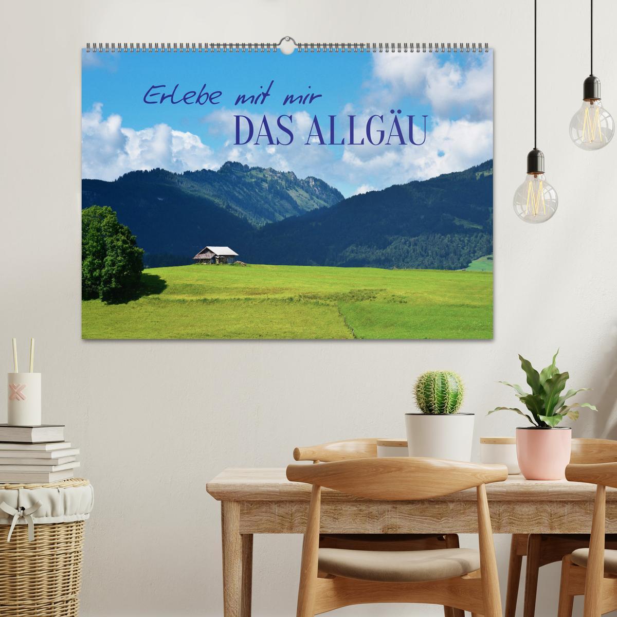 Bild: 9783435041817 | Erlebe mit mir das Allgäu (Wandkalender 2025 DIN A2 quer), CALVENDO...