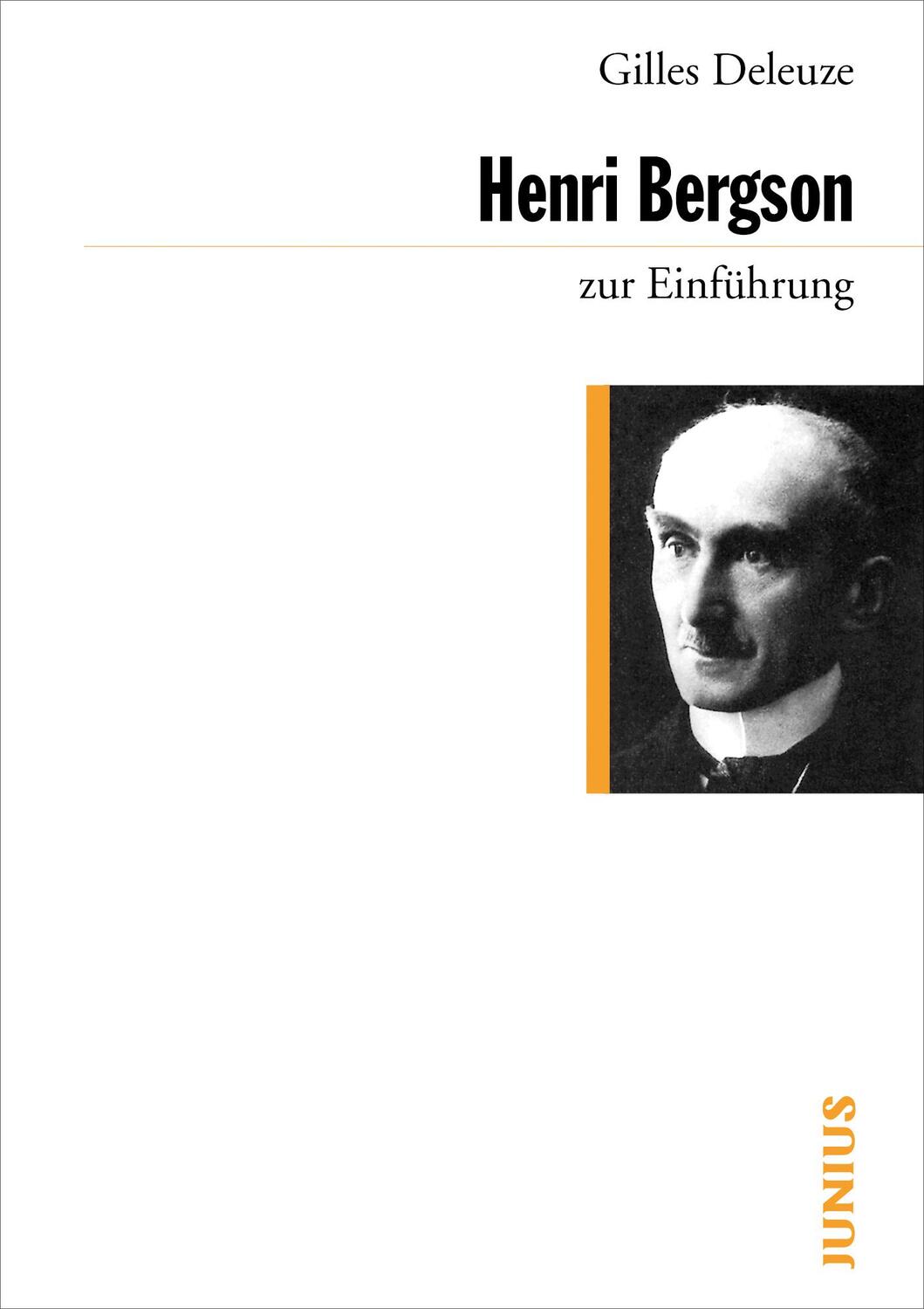 Cover: 9783885063360 | Henri Bergson zur Einführung | Gilles Deleuze | Taschenbuch | Deutsch