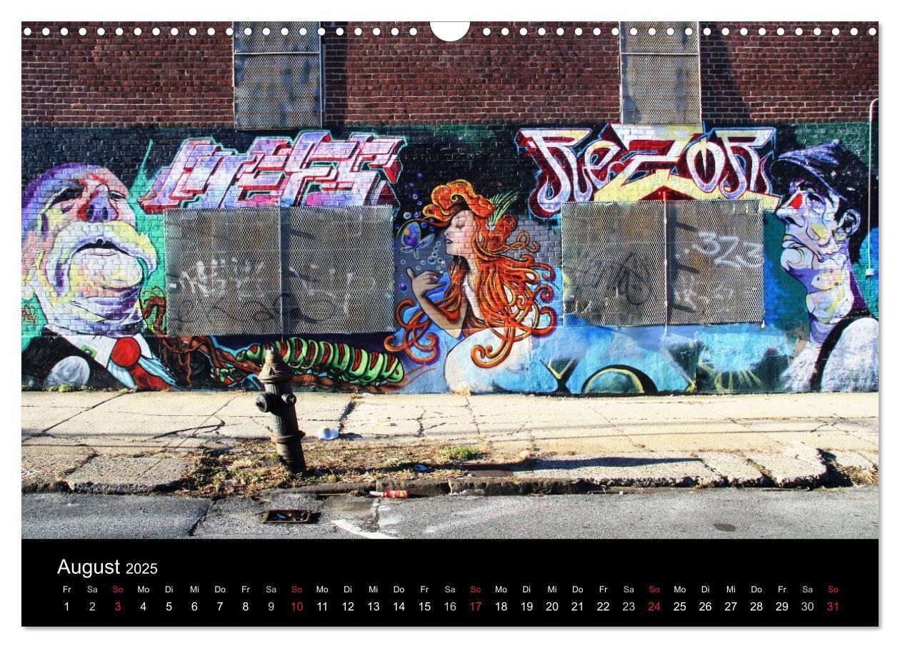 Bild: 9783435814060 | New York Street Art Kalender (Wandkalender 2025 DIN A3 quer),...