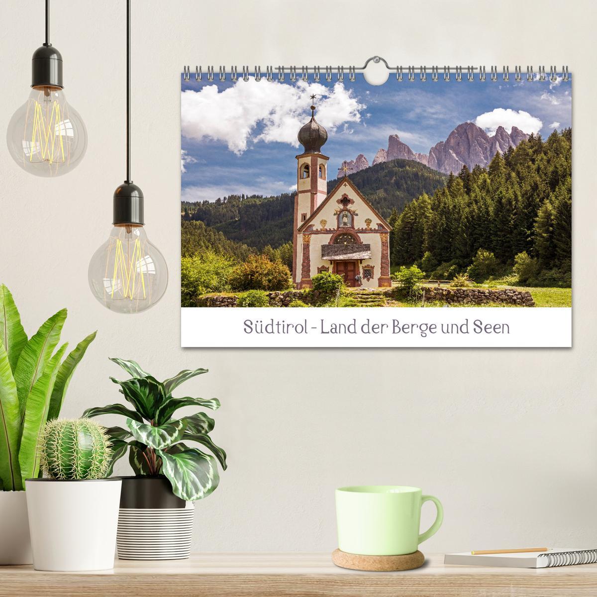 Bild: 9783435305407 | Südtirol - Land der Berge und Seen (Wandkalender 2025 DIN A4 quer),...