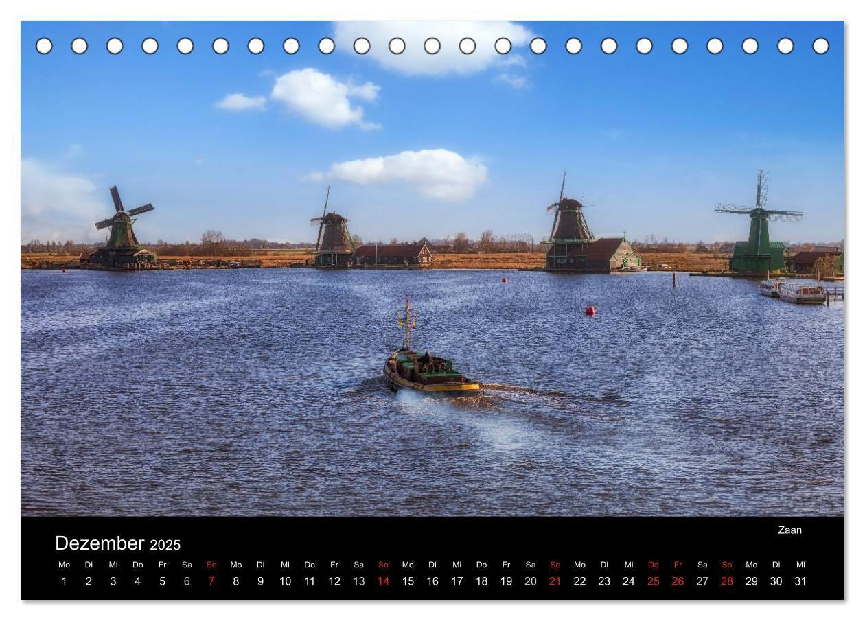 Bild: 9783435810055 | Die Niederlande (Tischkalender 2025 DIN A5 quer), CALVENDO...