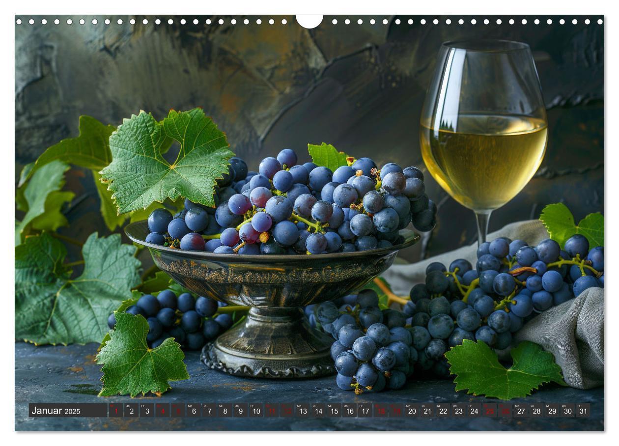 Bild: 9783383825170 | Wein begeistert (Wandkalender 2025 DIN A3 quer), CALVENDO...