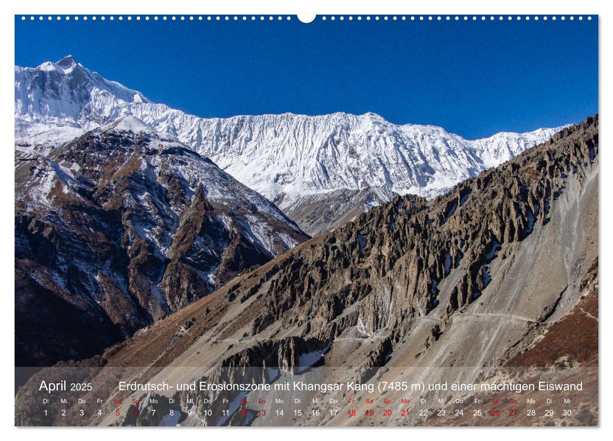 Bild: 9783435148738 | NEPAL - rund um die Annapurna (Wandkalender 2025 DIN A2 quer),...