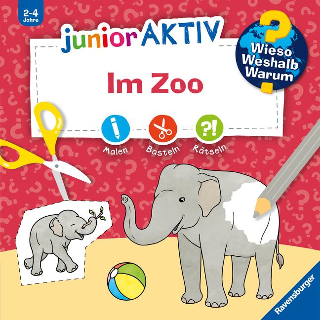 Cover: 9783473600410 | Wieso? Weshalb? Warum? junior AKTIV: Im Zoo | Oliver Kockmann | Buch