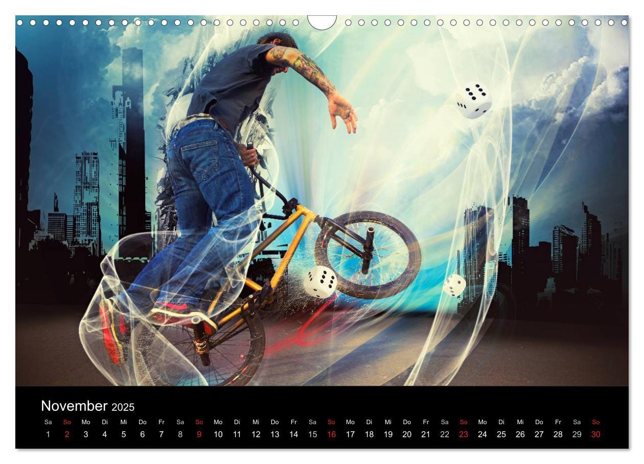 Bild: 9783435614356 | BMX My Life (Wandkalender 2025 DIN A3 quer), CALVENDO Monatskalender