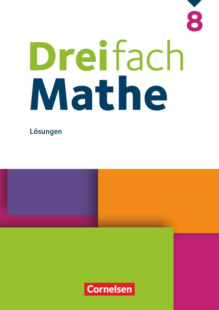 Cover: 9783060436392 | Dreifach Mathe 8. Schuljahr - Lösungen zum Schulbuch | Stück | 224 S.