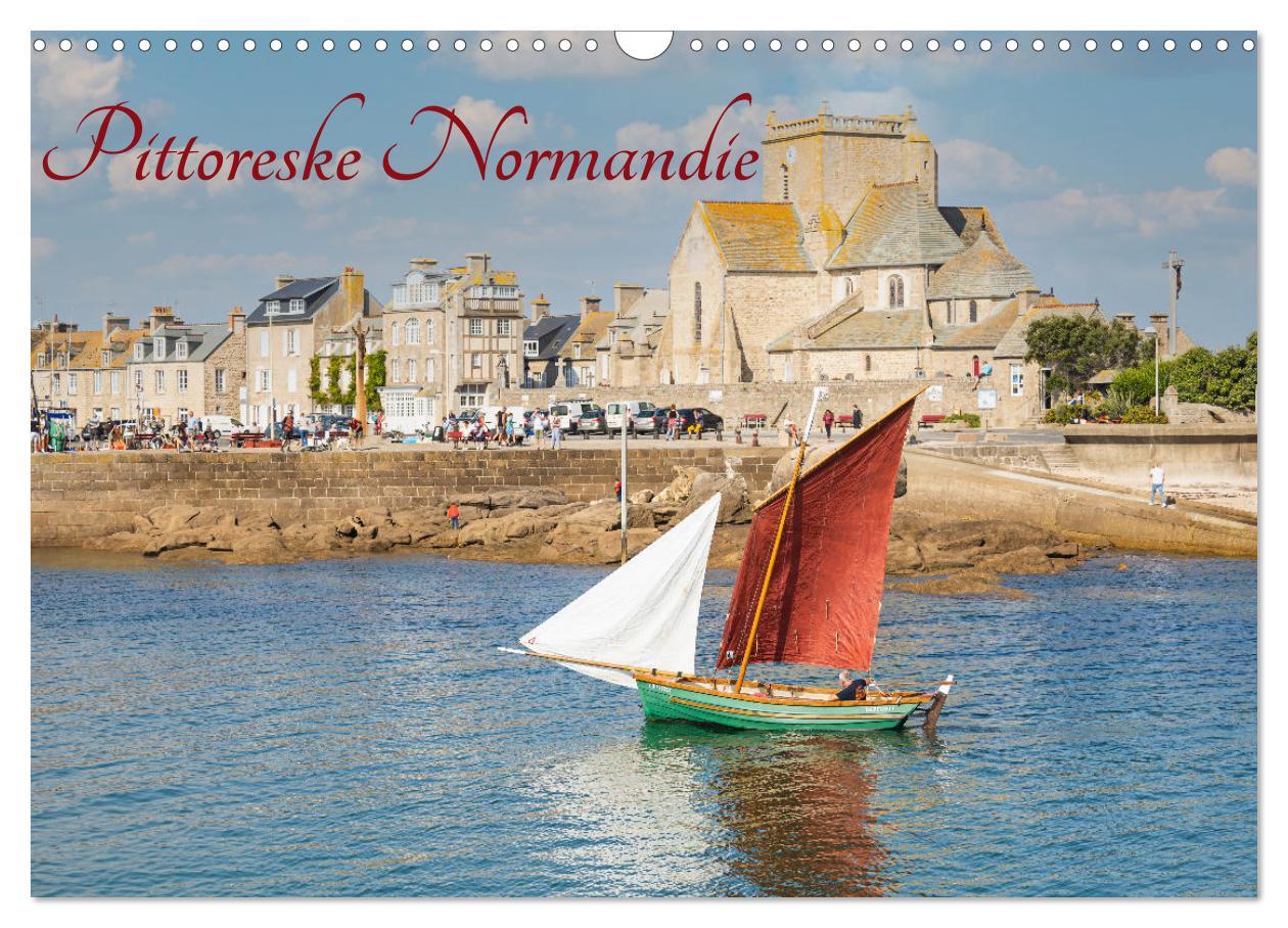 Cover: 9783435009480 | Pittoreske Normandie (Wandkalender 2025 DIN A3 quer), CALVENDO...