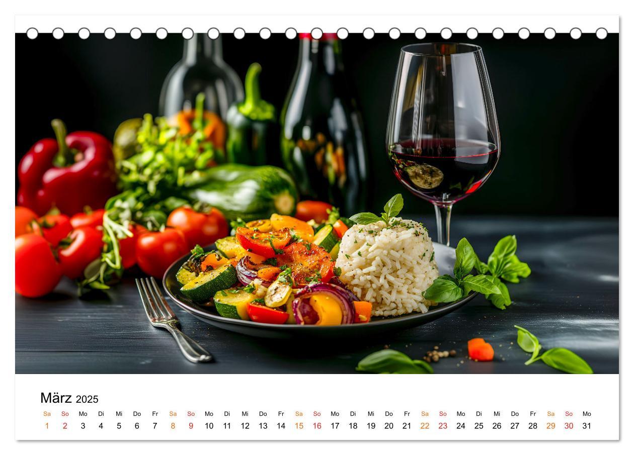 Bild: 9783457231302 | Vegane Leckerbissen (Tischkalender 2025 DIN A5 quer), CALVENDO...