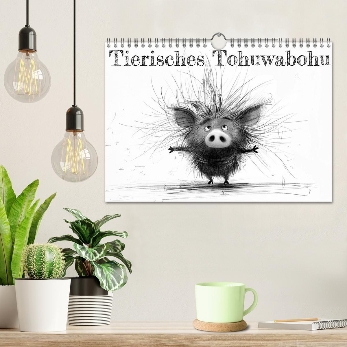 Bild: 9783457186336 | Tierisches Tohuwabohu (Wandkalender 2025 DIN A4 quer), CALVENDO...