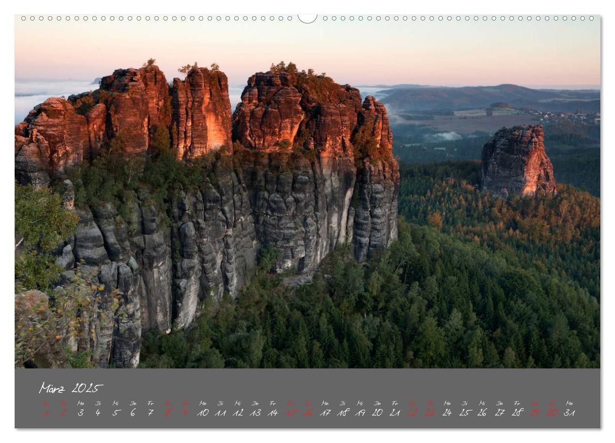 Bild: 9783435810574 | Traumlandschaft - Sächsische Schweiz (Wandkalender 2025 DIN A2...