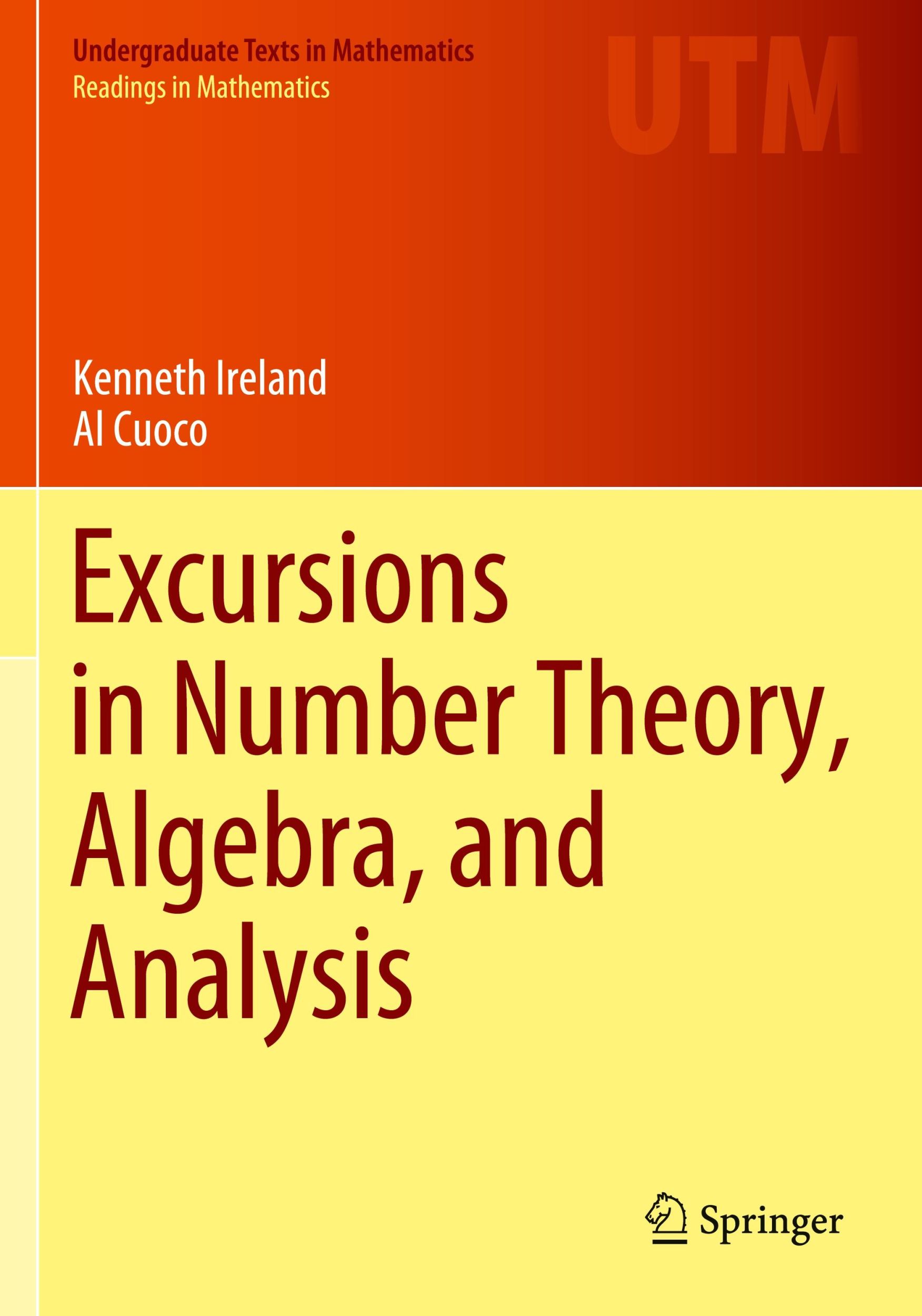 Cover: 9783031130199 | Excursions in Number Theory, Algebra, and Analysis | Al Cuoco (u. a.)