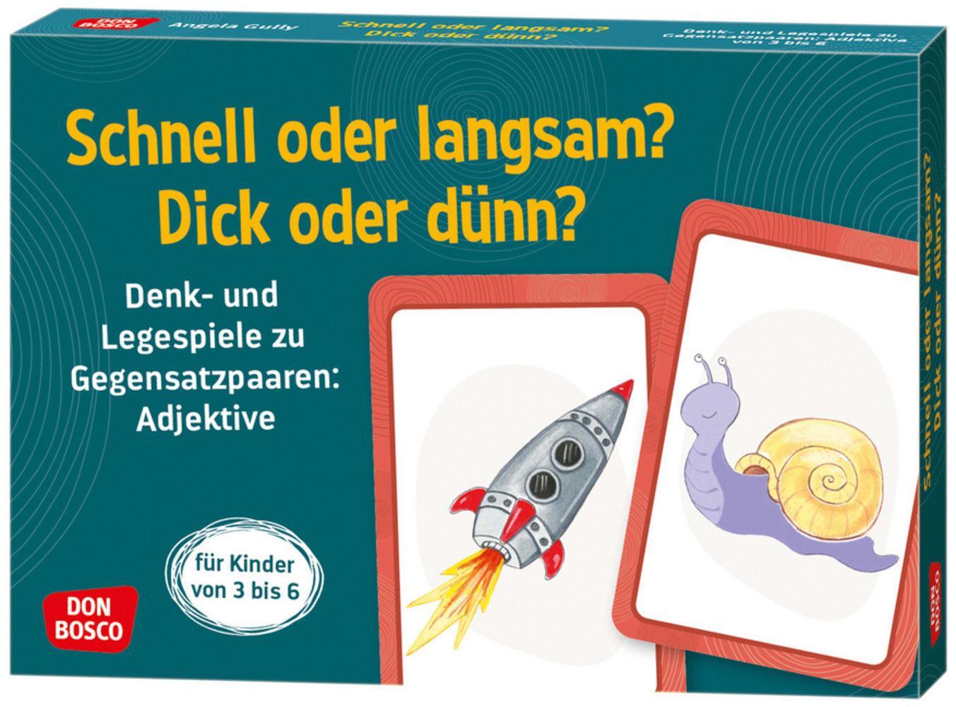 Cover: 4260694920312 | Schnell oder langsam? Dick oder dünn? | Angela Gully | Box | 30 S.