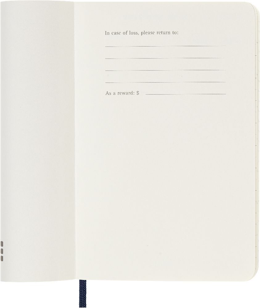 Bild: 8056598856712 | Moleskine 12 Monate Wochen Notizkalender 2024, Pocket/A6, Saphir