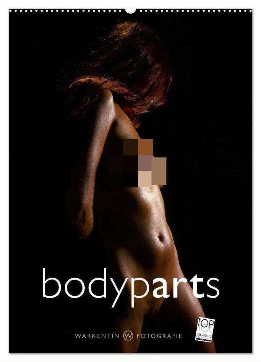 Cover: 9783457042649 | bodyparts (Wandkalender 2025 DIN A2 hoch), CALVENDO Monatskalender