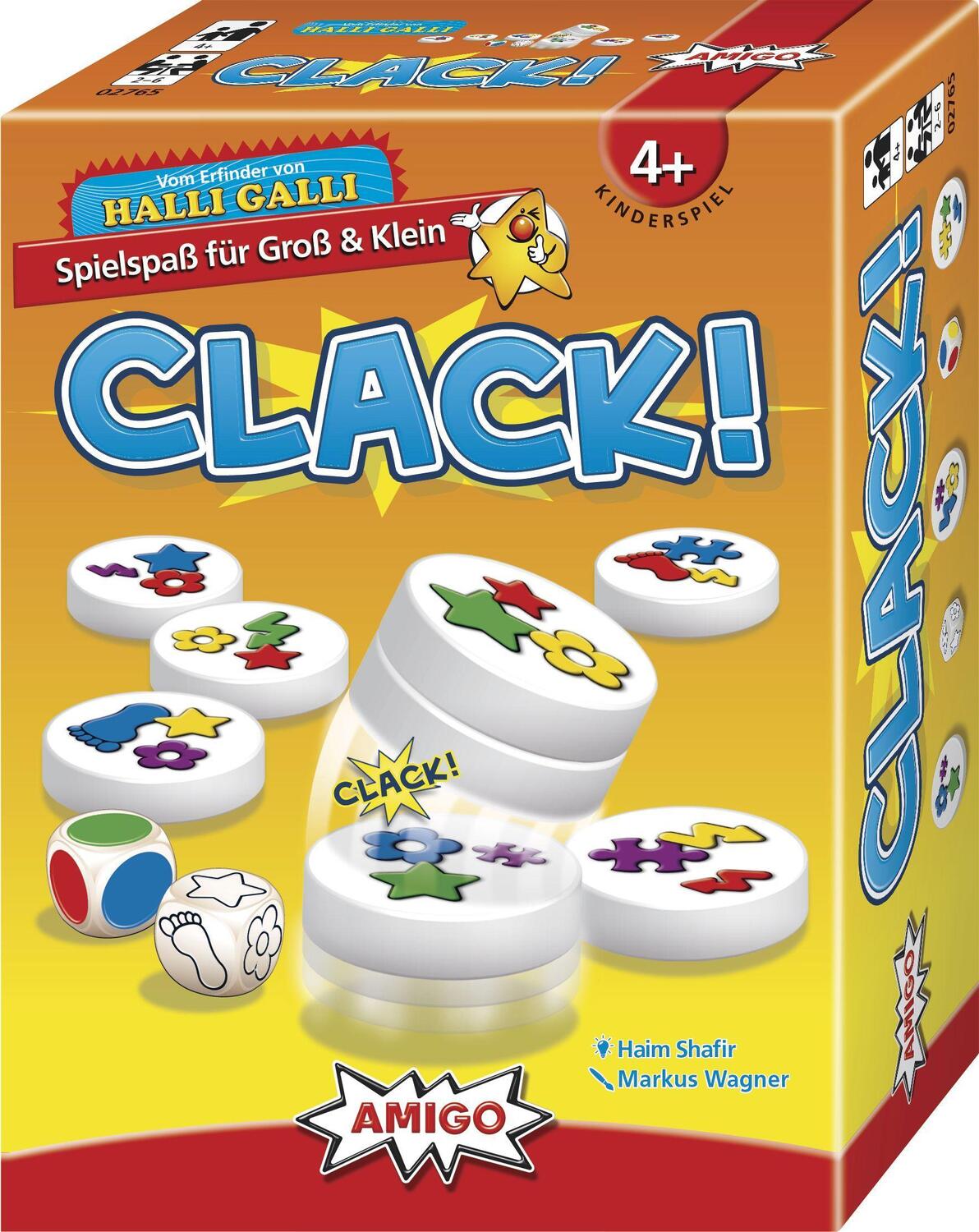 Bild: 4007396027655 | Klack! | AMIGO - Kinderspiel | Haim Shafir | Spiel | Brettspiel | 2013