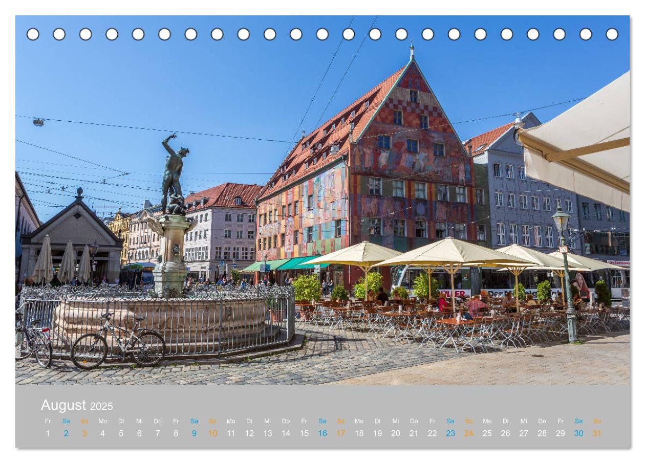 Bild: 9783435238071 | Augsburg - Stadt der Renaissance (Tischkalender 2025 DIN A5 quer),...