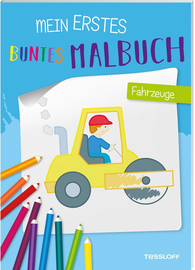 Cover: 9783788644789 | Mein erstes buntes Malbuch. Fahrzeuge | Sandra Schmidt | Taschenbuch