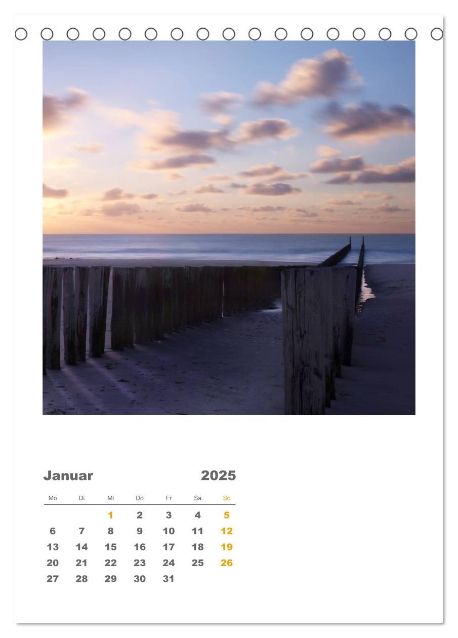 Bild: 9783457028063 | Hollands Strandparadies Zeeland (Tischkalender 2025 DIN A5 hoch),...