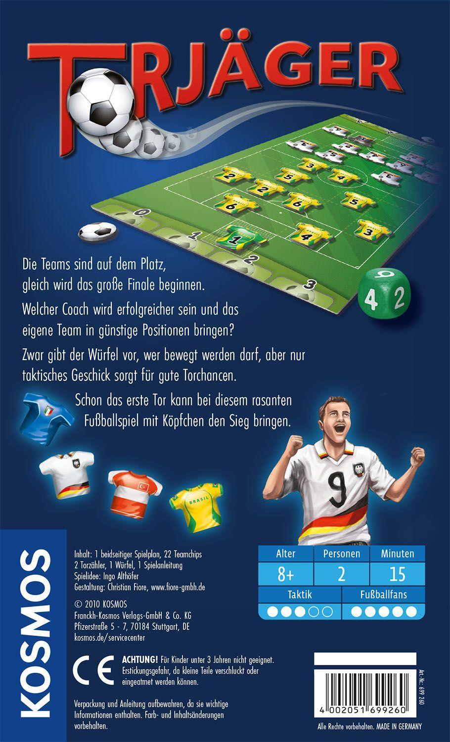 Bild: 4002051699260 | Torjäger | Ingo Althöfer | Spiel | Brettspiel | 69926 | Deutsch | 2010