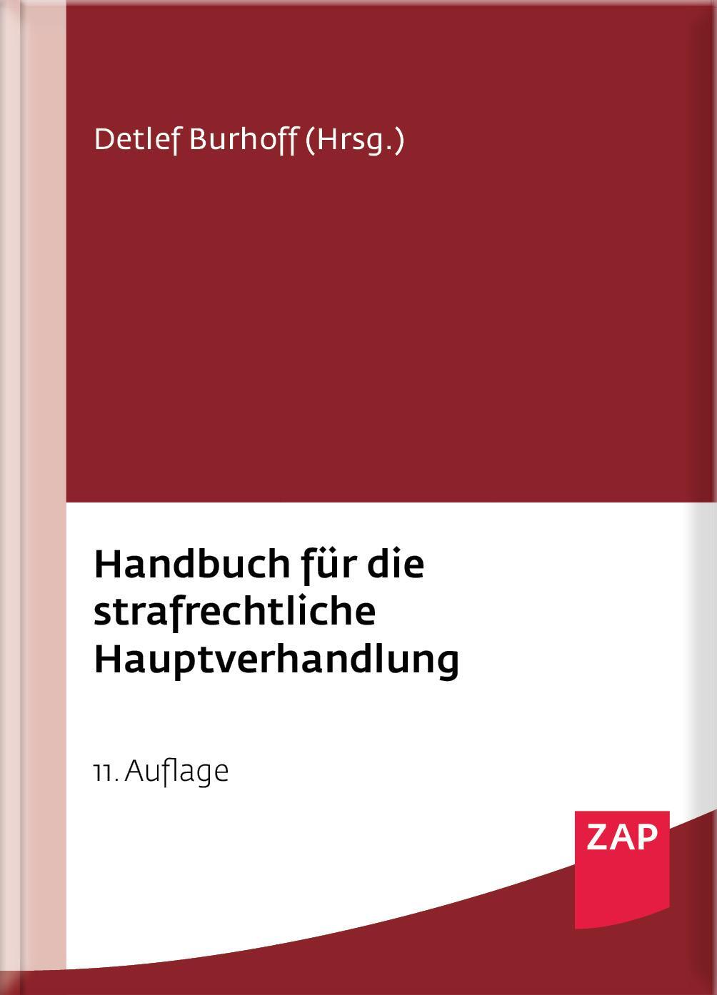 Cover: 9783750800342 | Handbuch für die strafrechtliche Hauptverhandlung | Hirsch (u. a.)