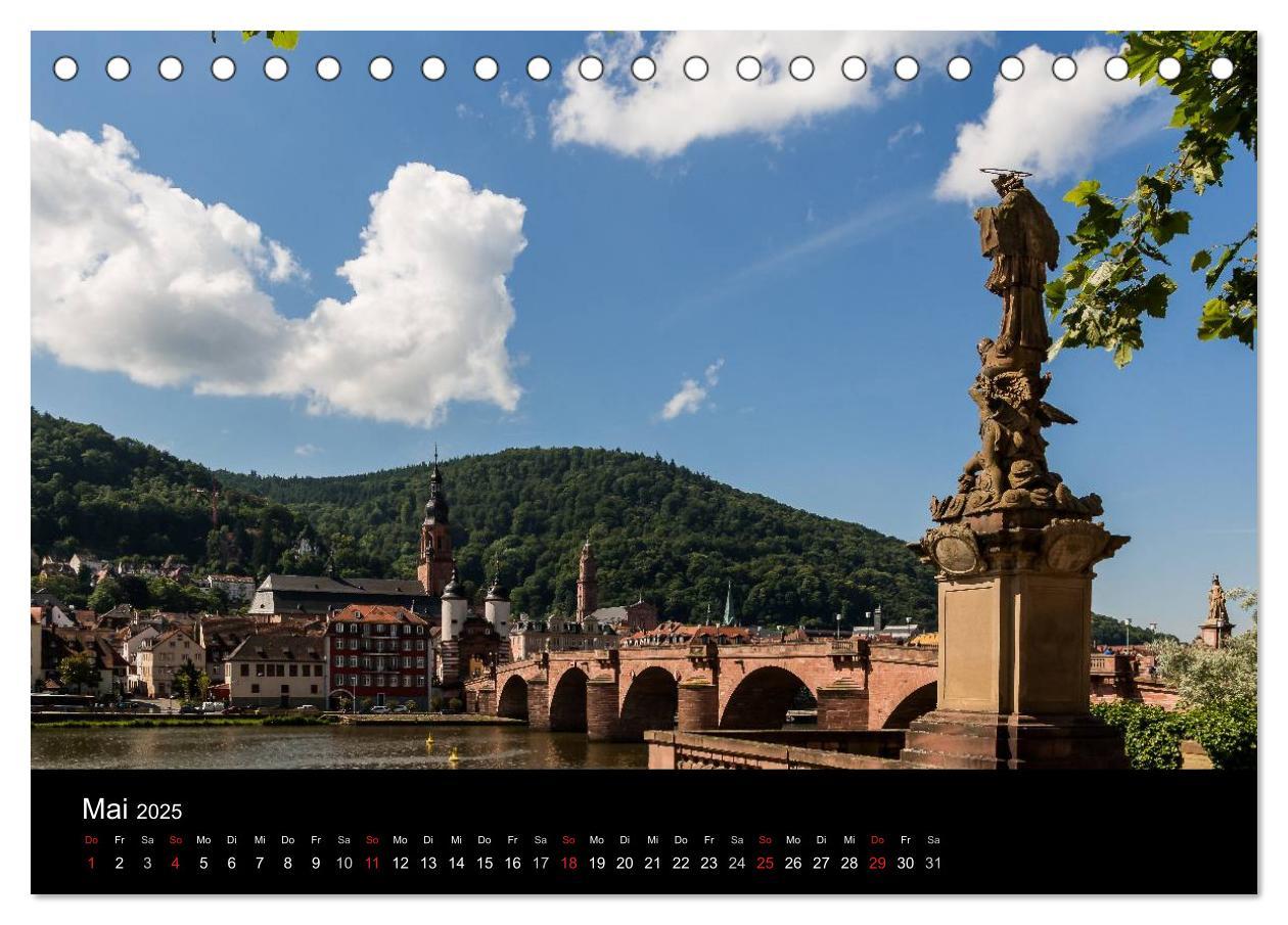 Bild: 9783435694716 | Heidelberger Stadtansichten (Tischkalender 2025 DIN A5 quer),...