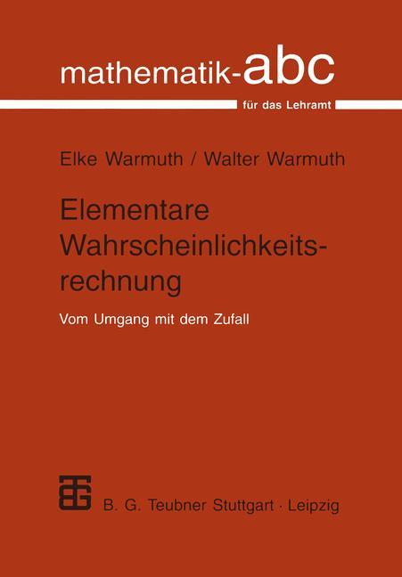 Cover: 9783519002253 | Elementare Wahrscheinlichkeitsrechnung | Vom Umgang mit dem Zufall