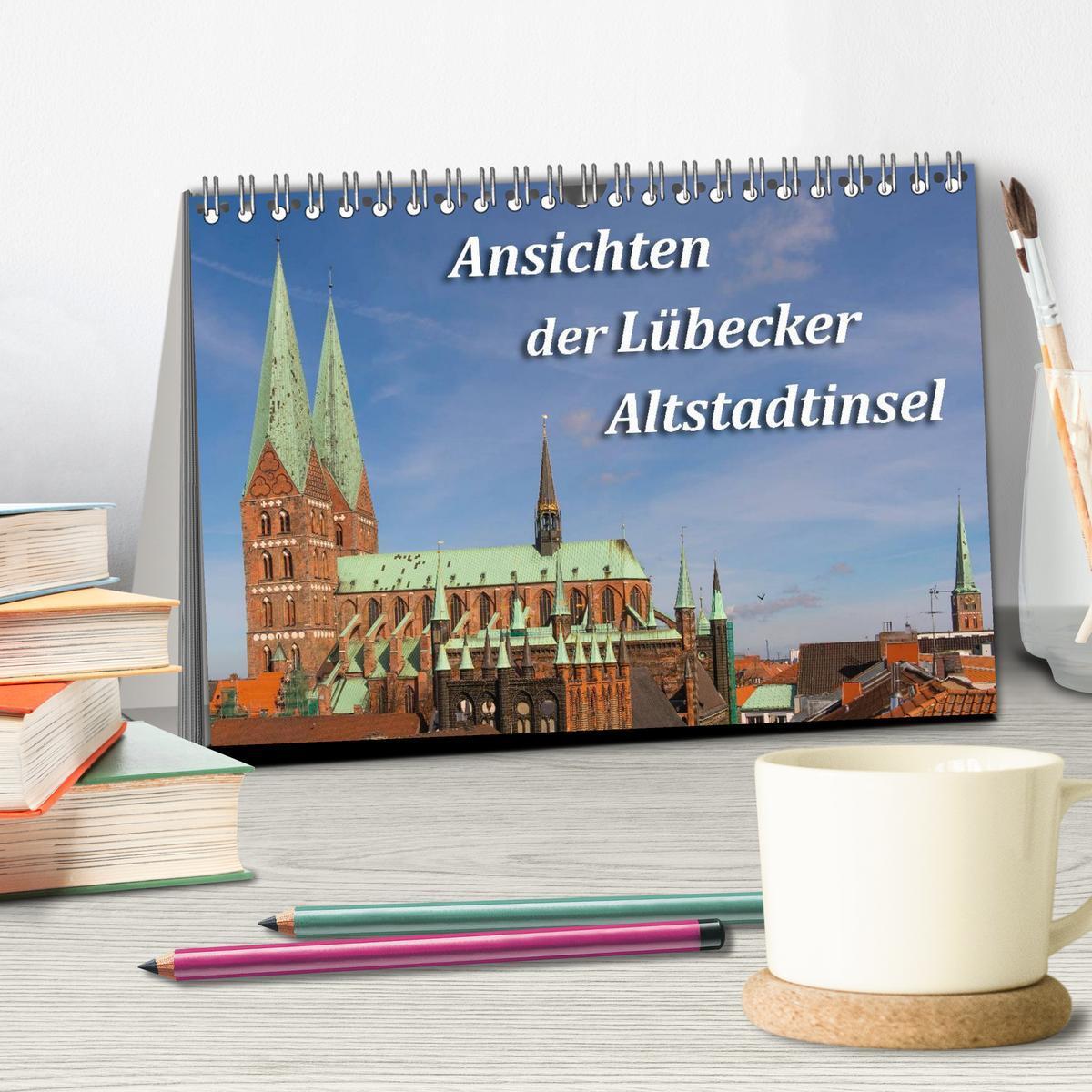 Bild: 9783435697182 | Ansichten der Lübecker Altstadtinsel (Tischkalender 2025 DIN A5...