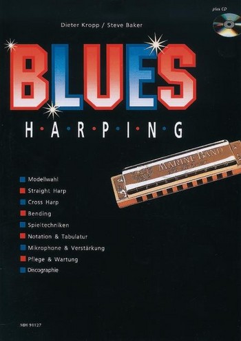 Cover: 9790202921012 | Blues Harping Band 1 (+CD) | Steve Baker (u. a.) | Taschenbuch