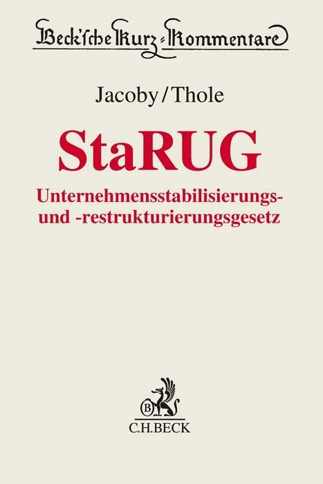 Cover: 9783406768149 | Unternehmensstabilisierungs- und -restrukturierungsgesetz | Buch