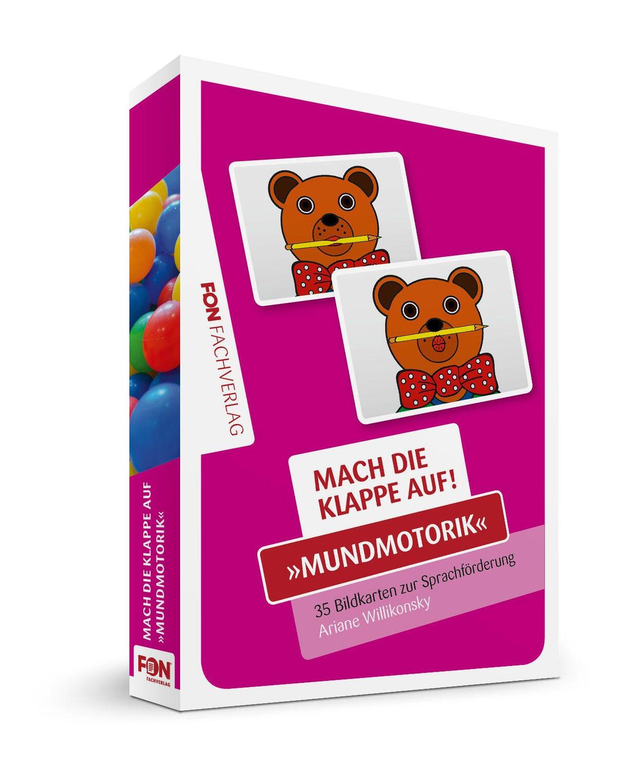 Cover: 9783943155389 | Mach die Klappe auf - Mundmotorik | Bildkarten zur Sprachförderung