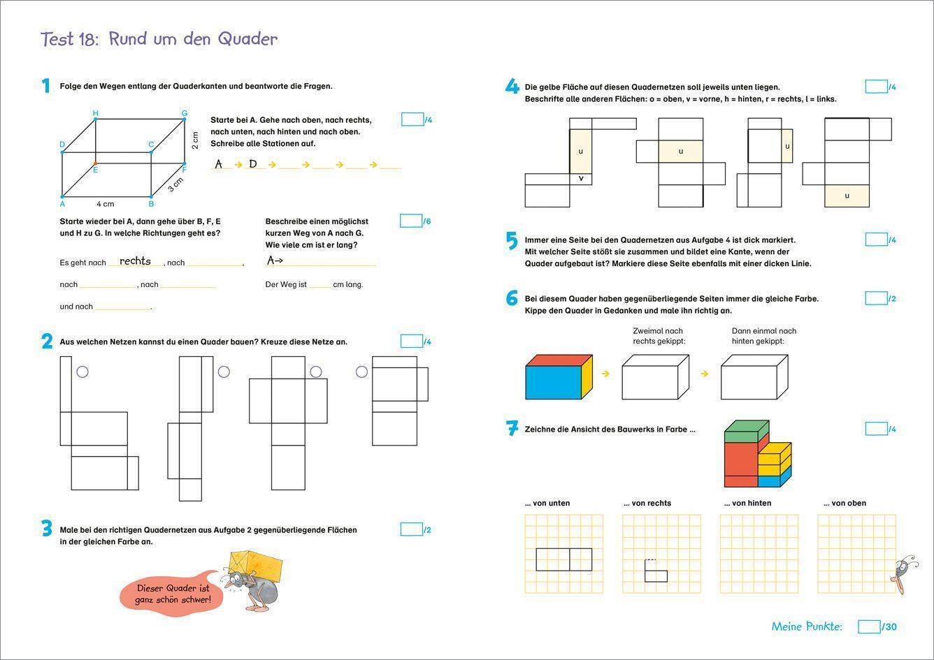 Bild: 9783788625153 | Fit für Mathe 4. Klasse. Mein Testheft | Julia Meyer | Broschüre