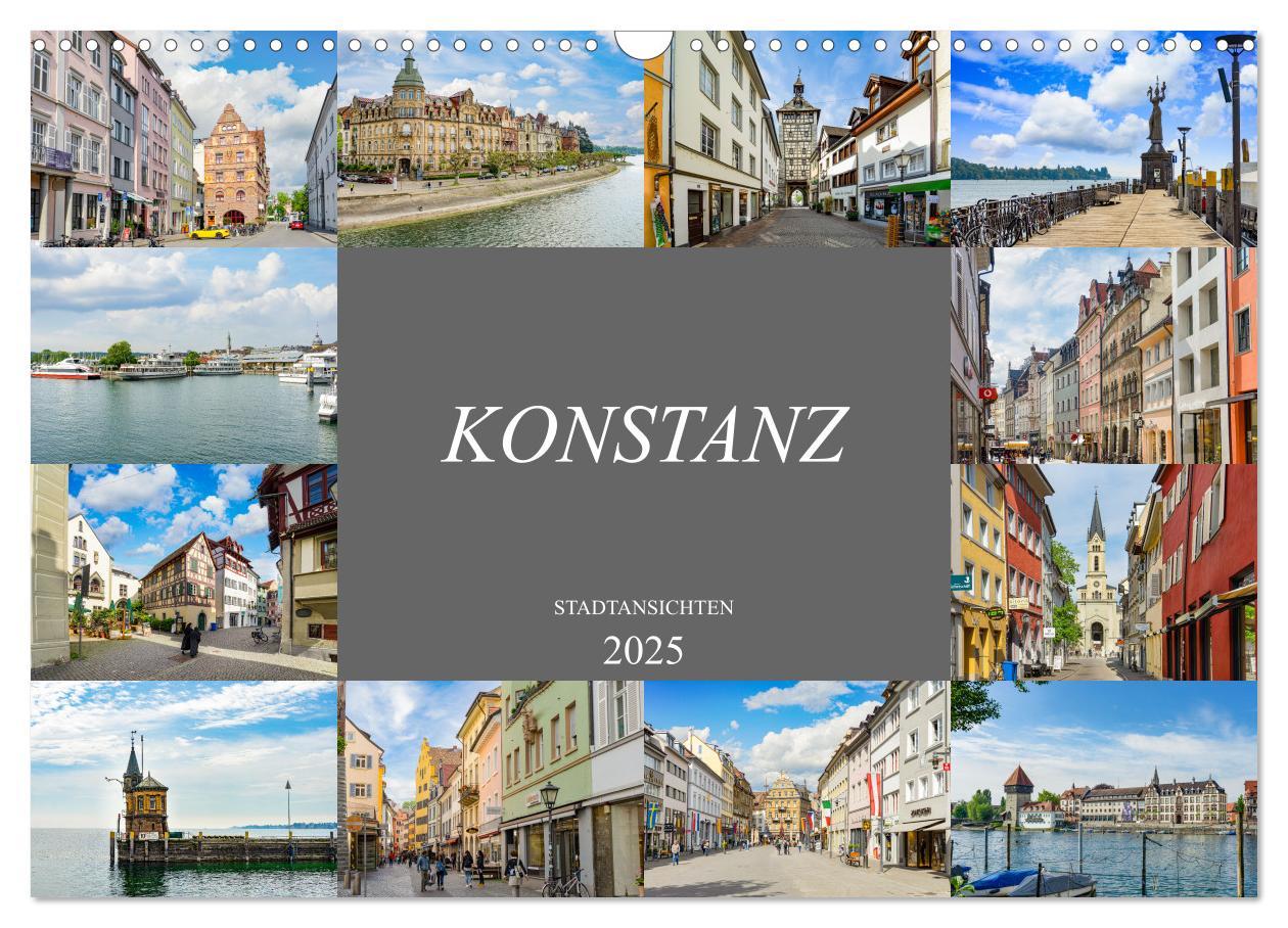 Cover: 9783435076048 | Konstanz Stadtansichten (Wandkalender 2025 DIN A3 quer), CALVENDO...