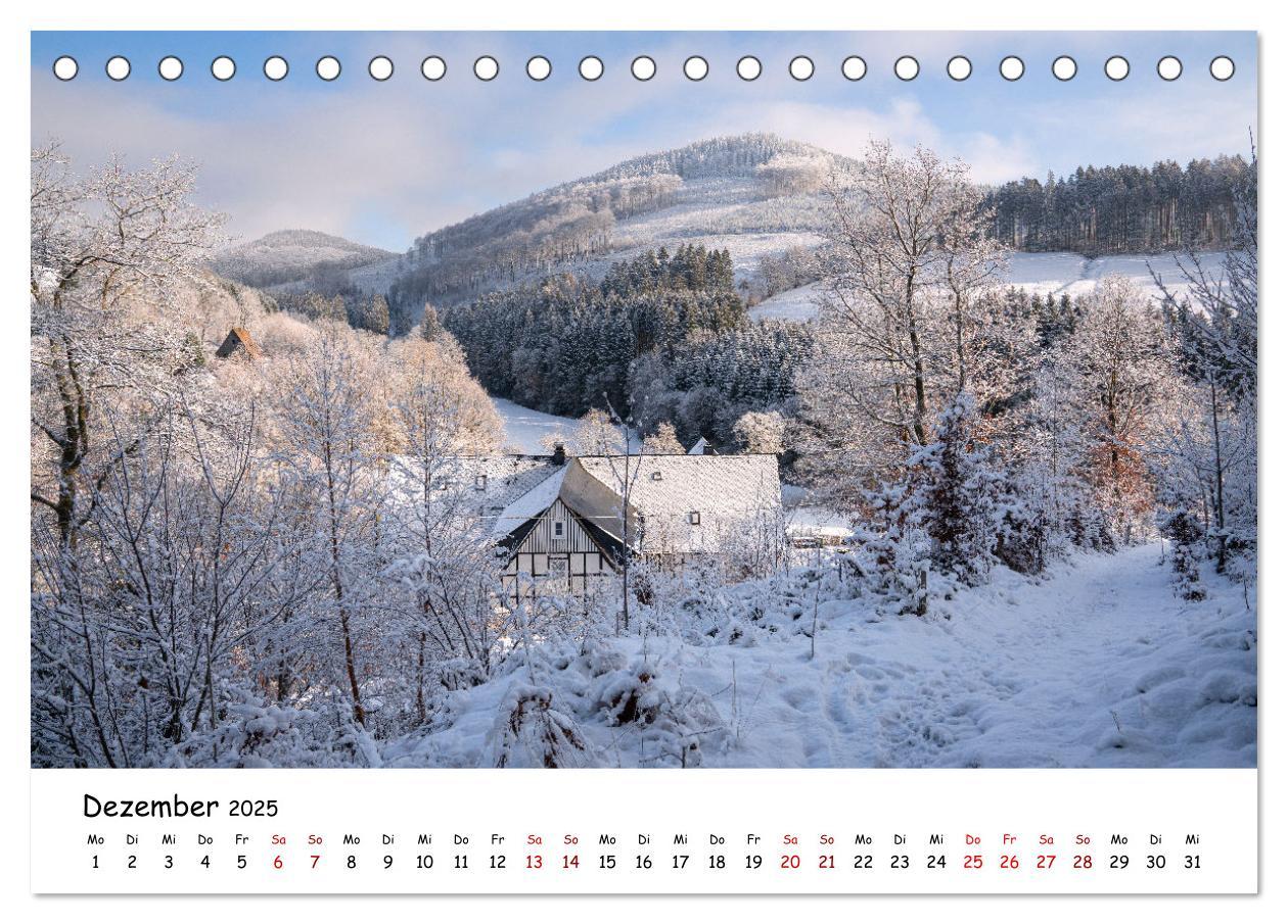 Bild: 9783383897573 | Heimat Entdecken: Sauerland (Tischkalender 2025 DIN A5 quer),...