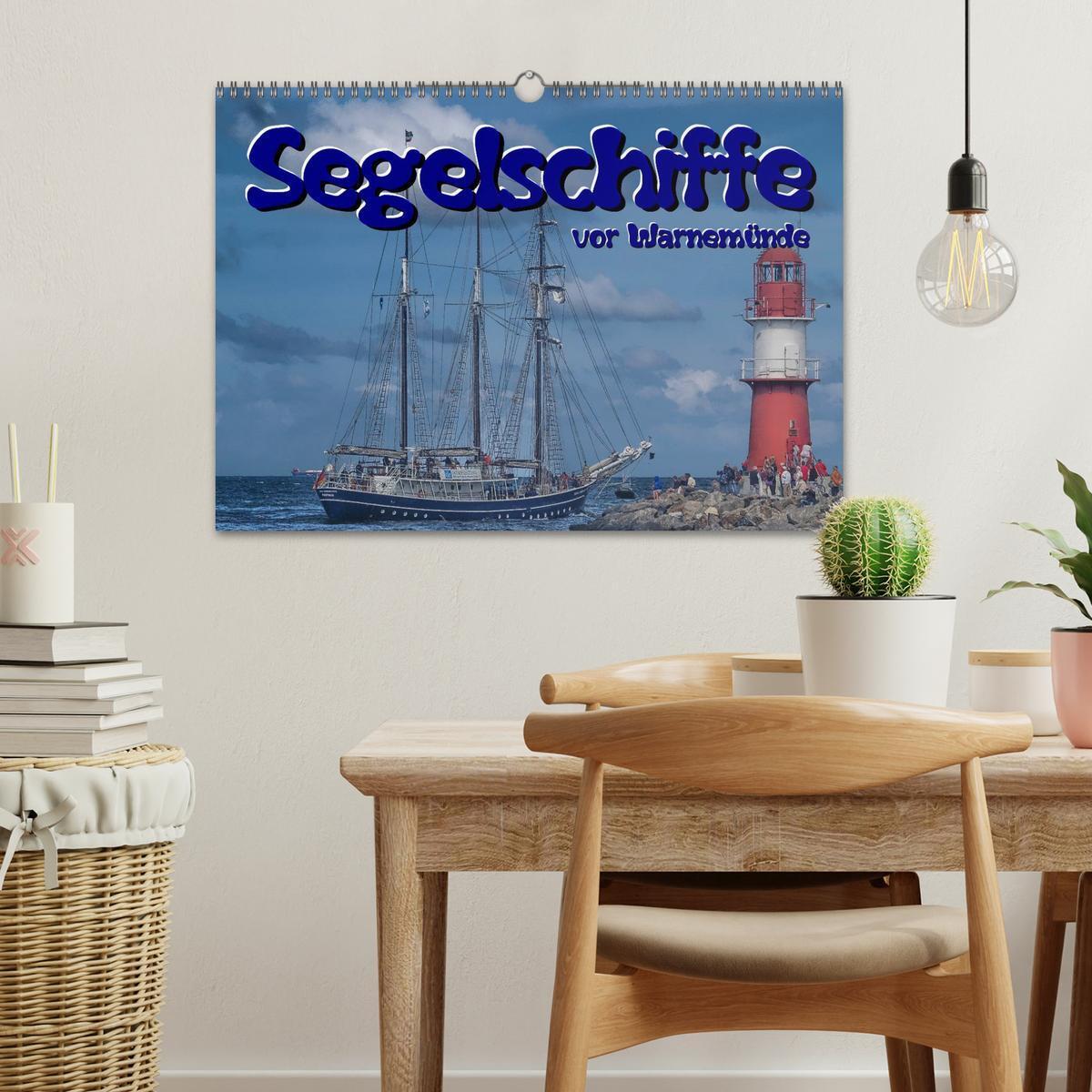 Bild: 9783435755837 | Segelschiffe vor Warnemünde (Wandkalender 2025 DIN A3 quer),...