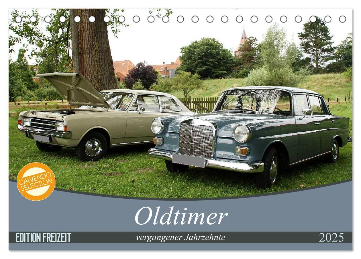 Cover: 9783435492626 | Oldtimer vergangenger Jahrzehnte (Tischkalender 2025 DIN A5 quer),...